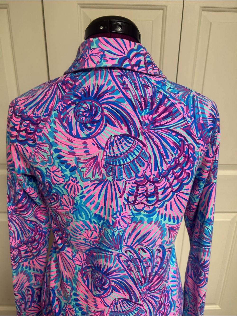Lilly Pulitzer Ports Dress -Turquoise Oasis Shelleidoscope - Size XS - Picture 6 of 9